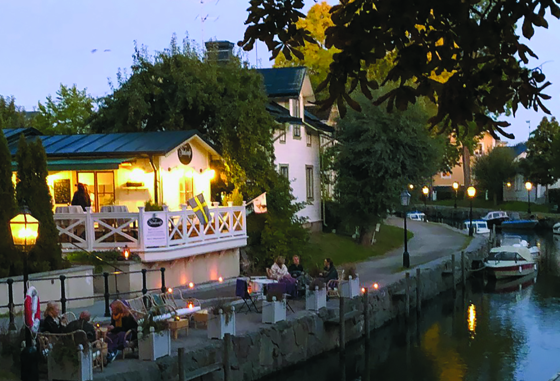 Trosa Stadscafe kväll